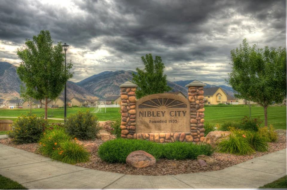 Nibley City entrance