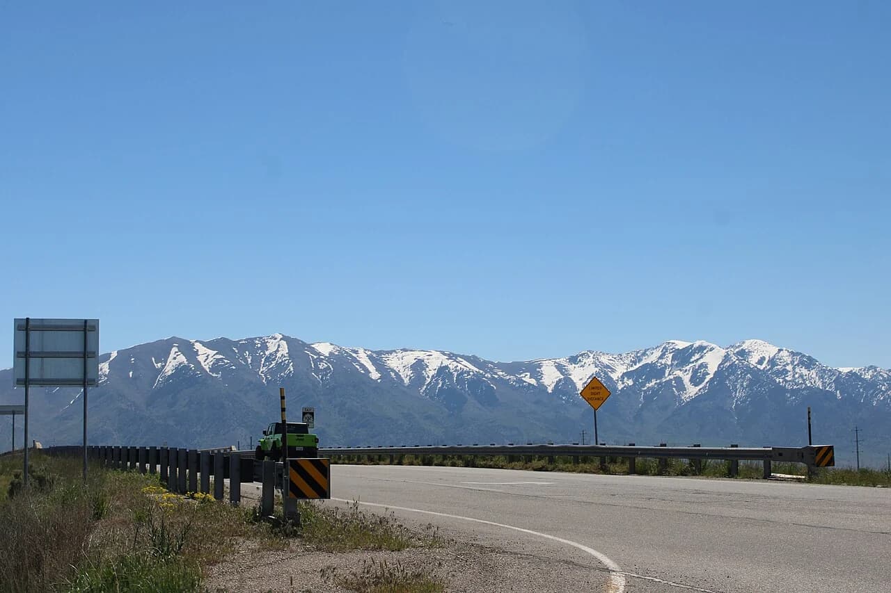 The mountains outside Tremonton